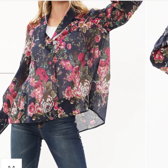 Aratta Diana Top XS Blouse Multicolor - Picture 1 of 10
